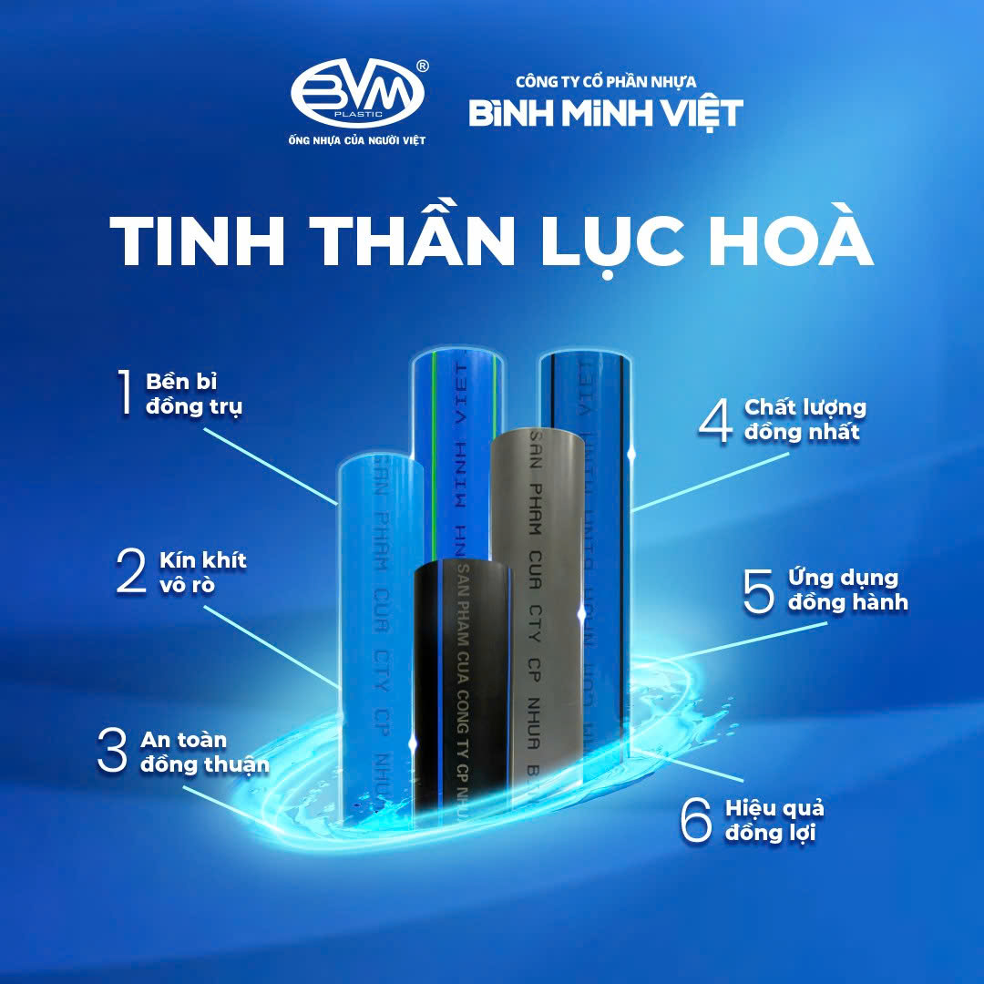 tinh than luc hoa - CÔNG TY CP NHỰA BÌNH MINH VIỆT - Tại sao ống nhựa PVC Việt ngày càng được ưa chuộng? - Công ty cổ phần Nhựa Bình Minh Việt