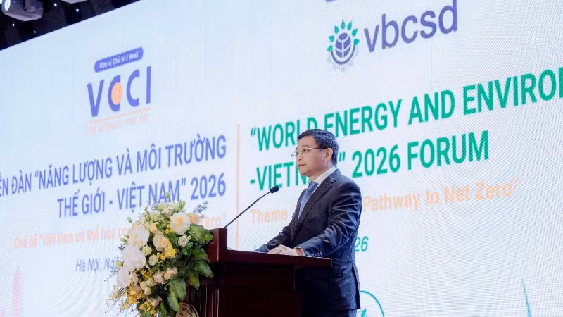 Phó Thủ tướng Chính phủ Nguyễn Văn Thắng phát biểu tại diễn đàn.